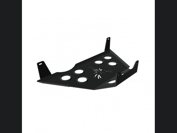 Jeep Compass Skid Plate Rear Differential Black Powdercoated Finish